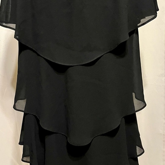 Patra Black Evening Dress Prom Party Black Tie NWOT - Picture 4 of 4